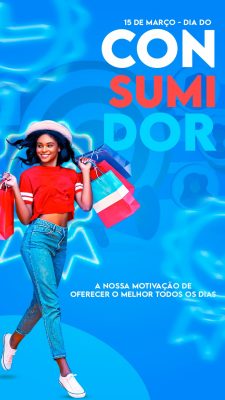 Dia do Consumidor 15 de Março Ofertas Exclusivas Banner PSD Editável