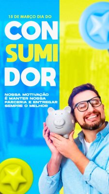 Dia do Consumidor 15 de Março Motivação e Parceria PSD Editável