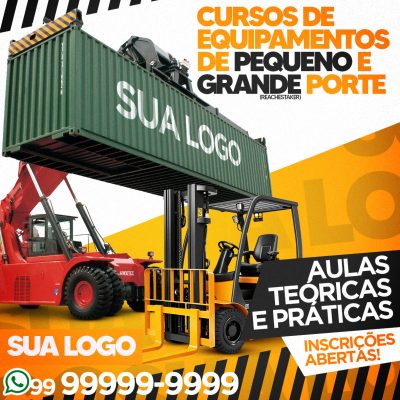 Cursos de Equipamentos Pequeno Grande Porte Inscrições Abertas PSD Editável