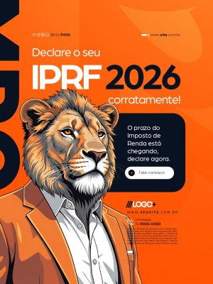 Imposto de Renda Declare o Seu IRPF Corretamente PSD Editável