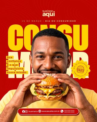 Consumidor 15 de Março Sua Confiança Nossa Missão PSD Editável