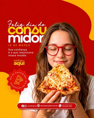 Dia do Consumidor 15 de Março Sua Confiança Nossa Missão PSD Editável