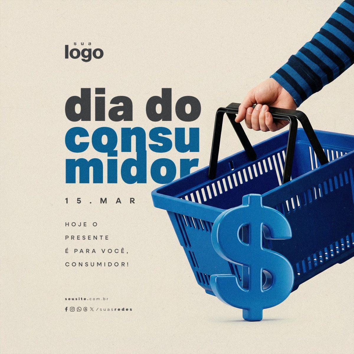 Dia do Consumidor 15 de Março PSD Editável