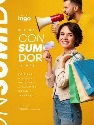 Dia do Consumidor 15 Março PSD Editável