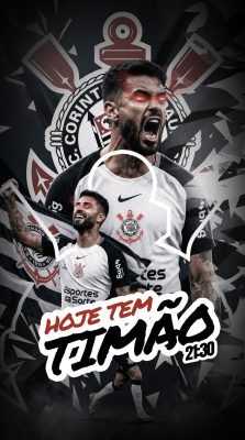 Futebol Hoje Tem Timão 21:30 Template Vibrante PSD Editável