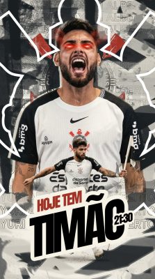 Futebol Hoje Tem Timão Post de Jogo 21:30 PSD Editável