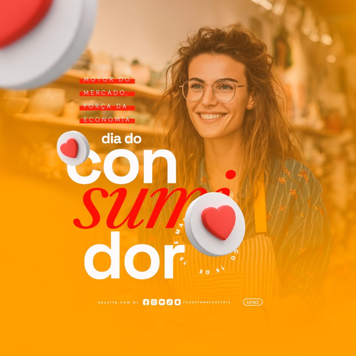 Dia do Consumidor 15 de Março PSD Editável