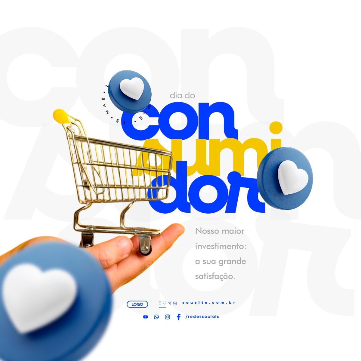 Dia do Consumidor 15 de Março PSD Editável