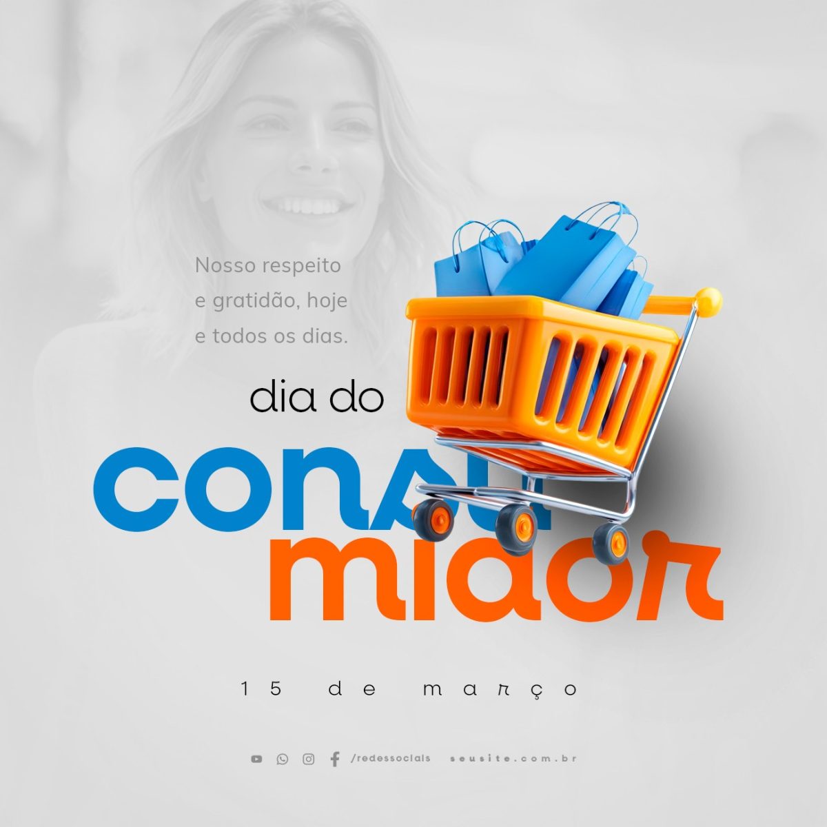 Dia do Consumidor 15 de Março PSD Editável