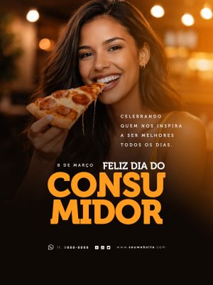 Dia do Consumidor Celebrando Quem Nos Inspira PSD Editável