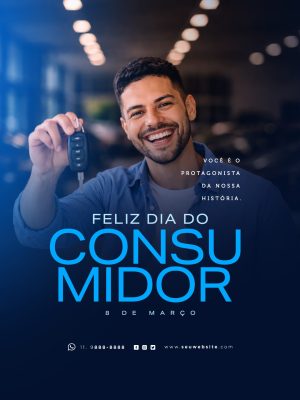 Dia do Consumidor 15 de Março Protagonista da Nossa História PSD Editável