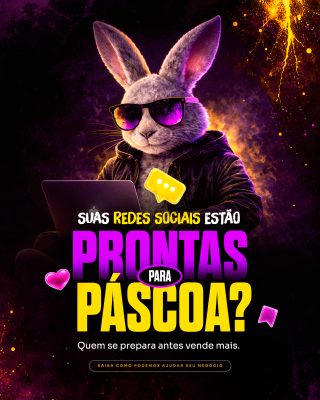 Páscoa Suas Redes Sociais Prontas  PSD Editável