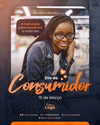 Dia do Consumidor 15 de Março Social Media PSD Editável
