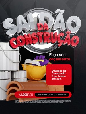 Saldão da Construção Faça seu Orçamento PSD Editável