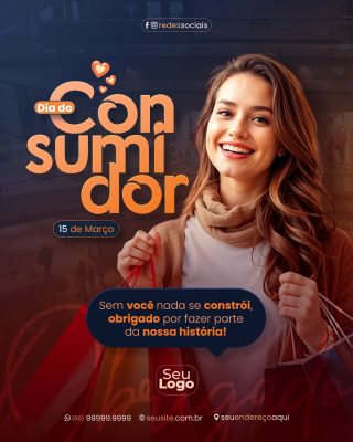 Dia do Consumidor 15 de Março Social Media PSD Editável