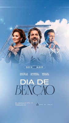 Story Flyer Dia de Benção Evento Religioso PSD Editável