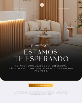 Estética Social Media PSD Editável