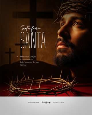 Sexta Feira Santa Quaresma Semana Santa Social Media PSD Editável