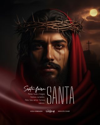 Sexta Feira Santa Quaresma Semana Santa Social Media PSD Editável