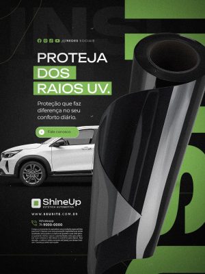 Insufilm Automotivo Películas Proteja dos Raios UV Estética Automotiva PSD Editável