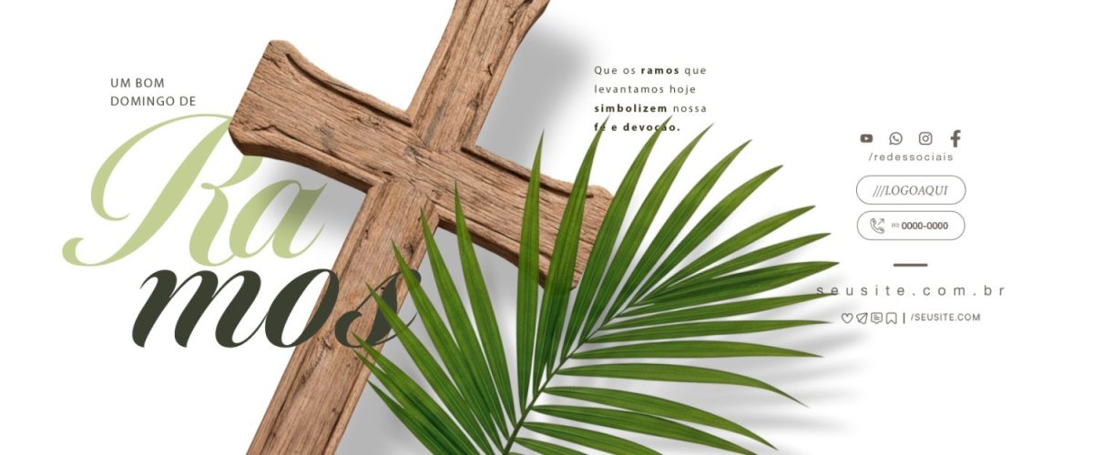 Carrossel Domingo de Ramos 29 de Março  PSD Editável