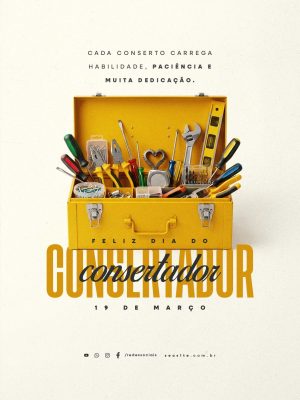 Dia do Consertador 19 de Março PSD Editável