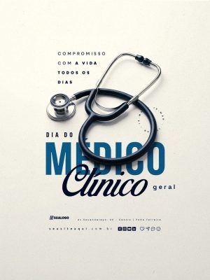 Dia do Médico Clinico Geral 16 de Março PSD Editável