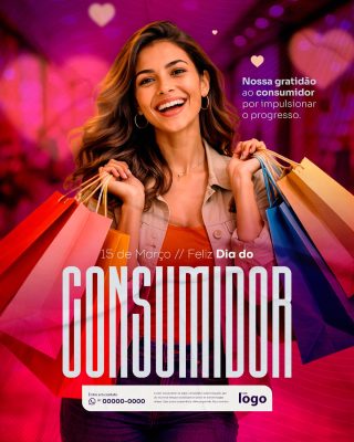 Dia do Consumidor 15 de Março  PSD Editável