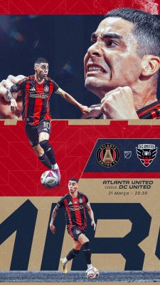 Atlante United Versus DC United 21 Março 20:30 Jogo PSD Editável