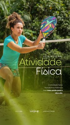 Dia Mundial da Atividade Física 06 de Abril Social Media PSD Editável