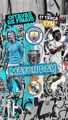 Oitavas de Finais 17 Terça 17h Match Day Futebol PSD Editável