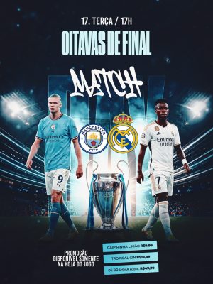 Oitavas de Final Match 17 Terça 17h Divulgação Futebol PSD Editável