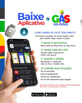 Carrossel Gás do Povo Como fazer a recarga Informações Essenciais PSD Editável 1