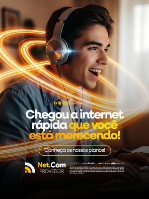 Internet Rápida Que Você Está Merecendo Provedor de Internet  PSD Editável