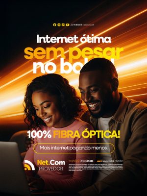  Internet Ótima Sem Pesar no Bolso Provedor de Internet PSD Editável