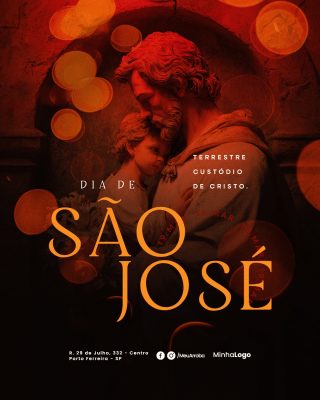 Dia de São José 19 de Março PSD Editável