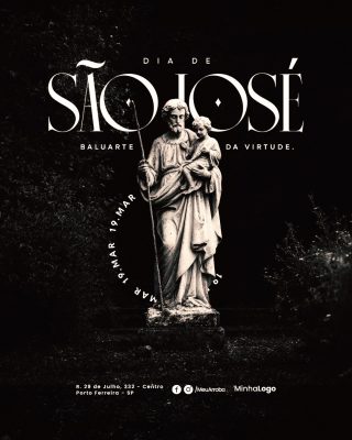 Dia de São José 19 Março PSD PSD Editável