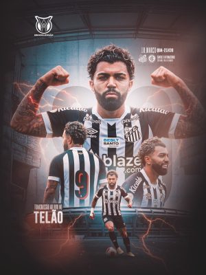 Brasileirão Santos x Internacional 18 Março Transmissão Ao Vivo PSD Editável