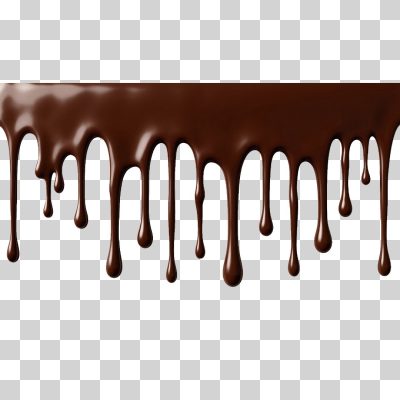 Chocolate Derretido Escorrendo Ilustração Deliciosa PNG Transparente