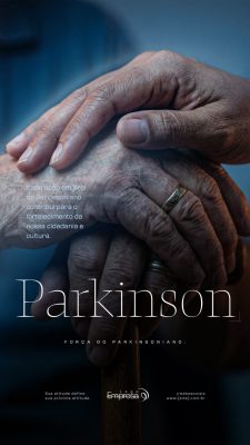 Parkinson Força do Parkinsoniano Campanha de Conscientização PSD Editável