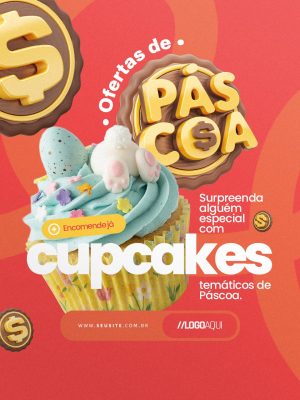 Ofertas de Páscoa Surpreenda Alguém Especial PSD Editável