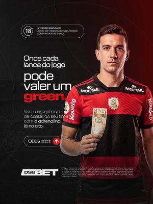 Apostas Online Onde Cada Lance Do Jogo Pode valer Um Green PSD Editável