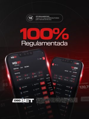 Apostas Online 100% Regulamentada PSD Editável