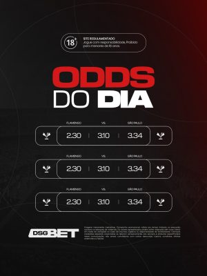 Apostas Online Odds do Dia PSD Editável