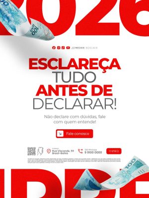 Imposto de Renda Esclareça Tudo Antes de Declara PSD Editável