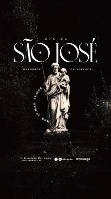 Story Dia de São José 19 de Março Baluarte da Virtude 19 de Março PSD Editável