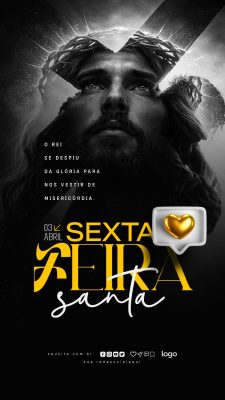 Sexta-feira Santa 03 Abril O Rei se despiu da Glória para nos vestir PSD Editável