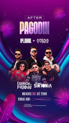 Story Flyer Próximos Shows After Pagodin Essência do Pagode PSD Editável