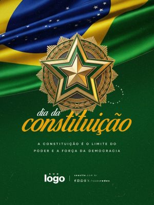 Dia da Constituição 25 Março PSD Editável