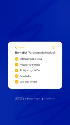 Bom dia Para Um Dia Incrível Mensagem Motivacional PSD Editável